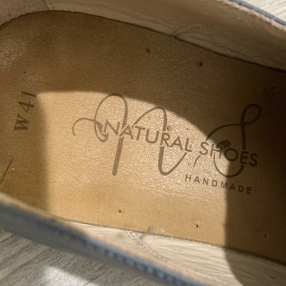 Blue leather zero drop shoes - Picture 2 of 6